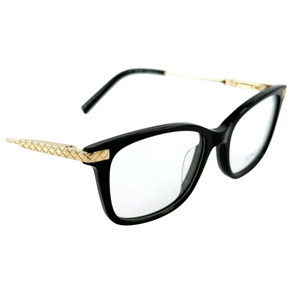 Jones New York VJON792 Womens Plastic Eyeglass Frame Black 51-17 Spring Hinges